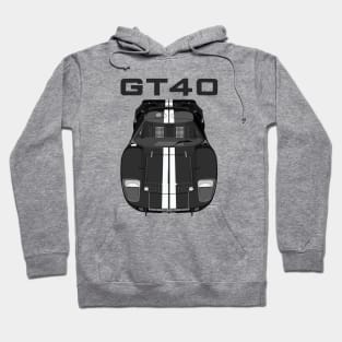 Ford GT40-black Hoodie